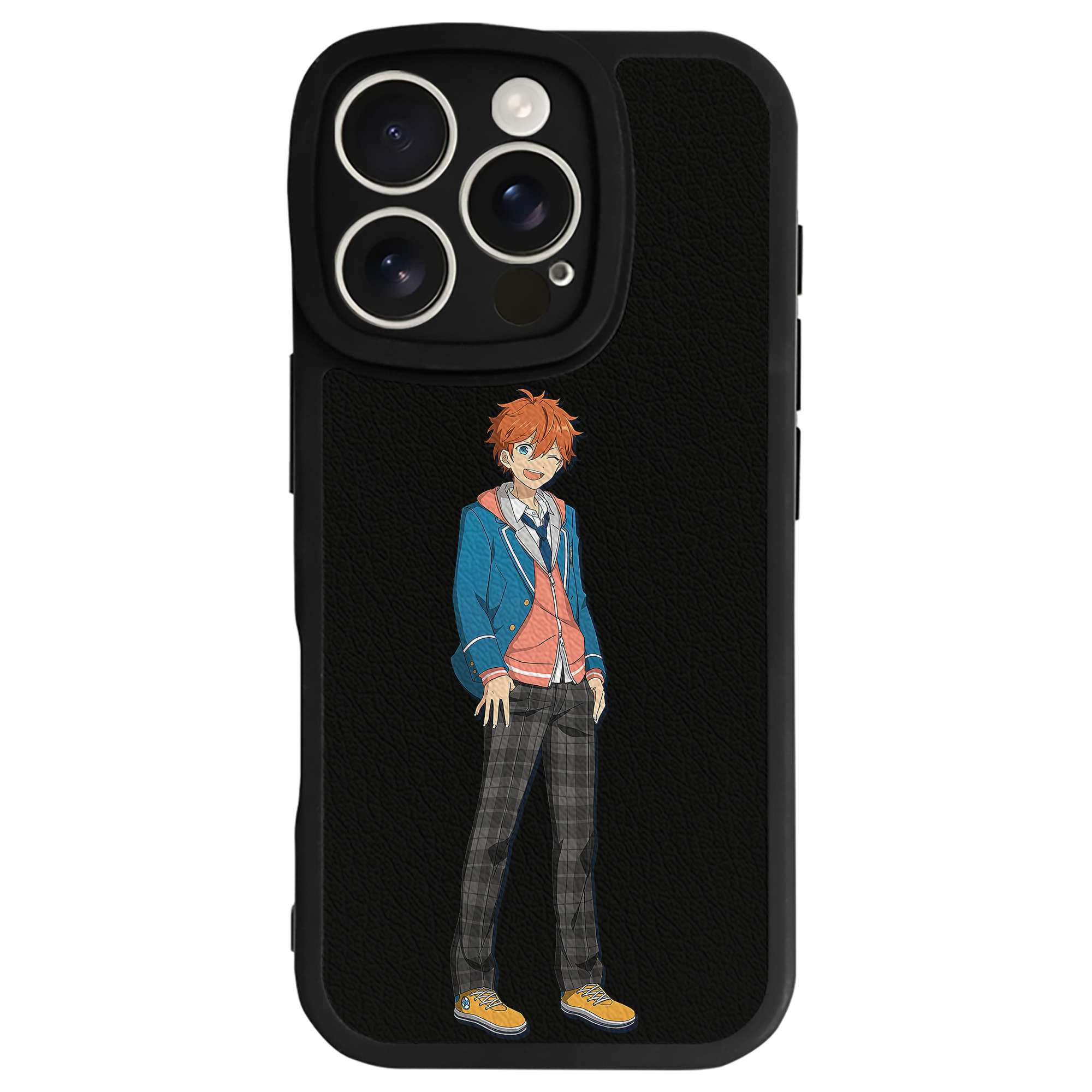（画像用） あんさんぶるスターズ! Ensemble Stars 【iPhone 16シリーズ対応】シリコンスマホケース（レザー調） 材質：シリコン